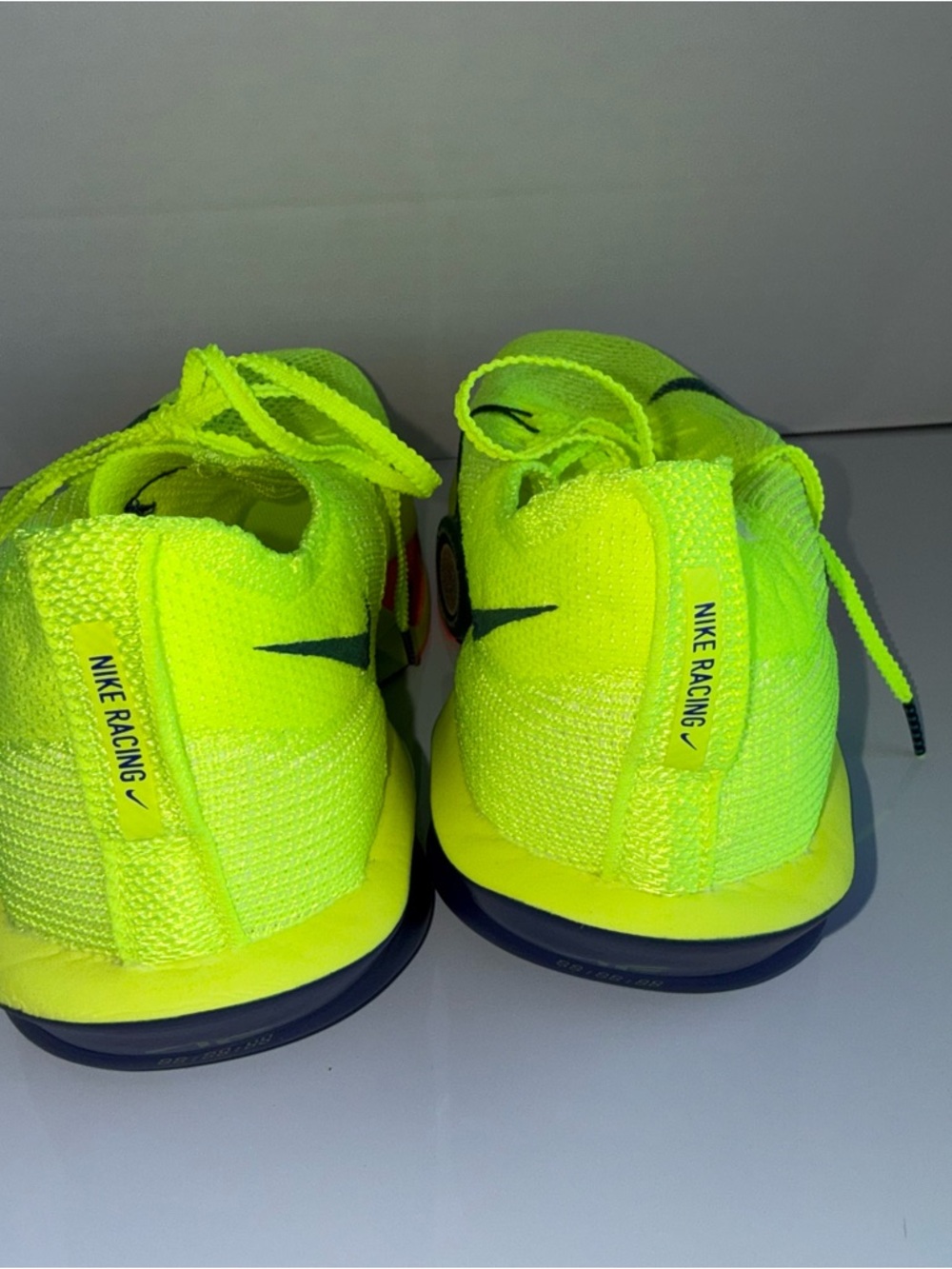 NIKE ZoomX Alphafly Next Neon Yellow/Blue Running Shoe 10.5 - Picture 5 of 7